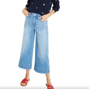 Madewell Wide Leg Crop Jean, 31